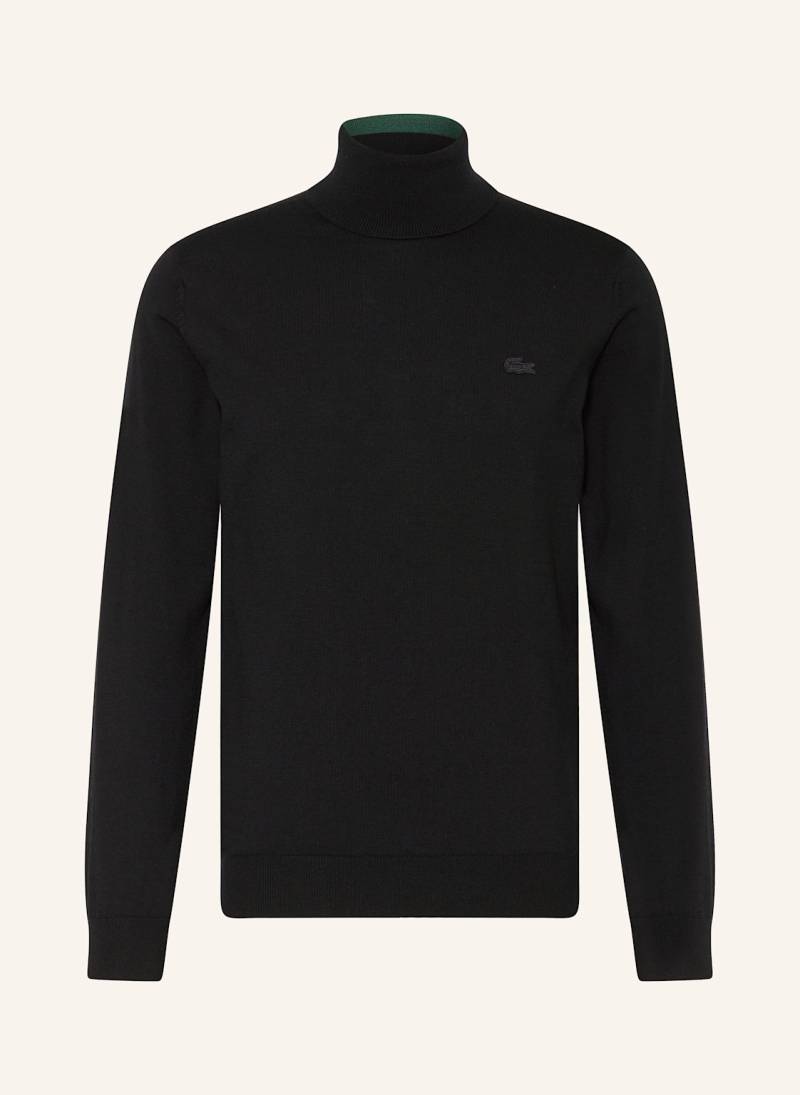 Lacoste Rollkragenpullover schwarz von Lacoste