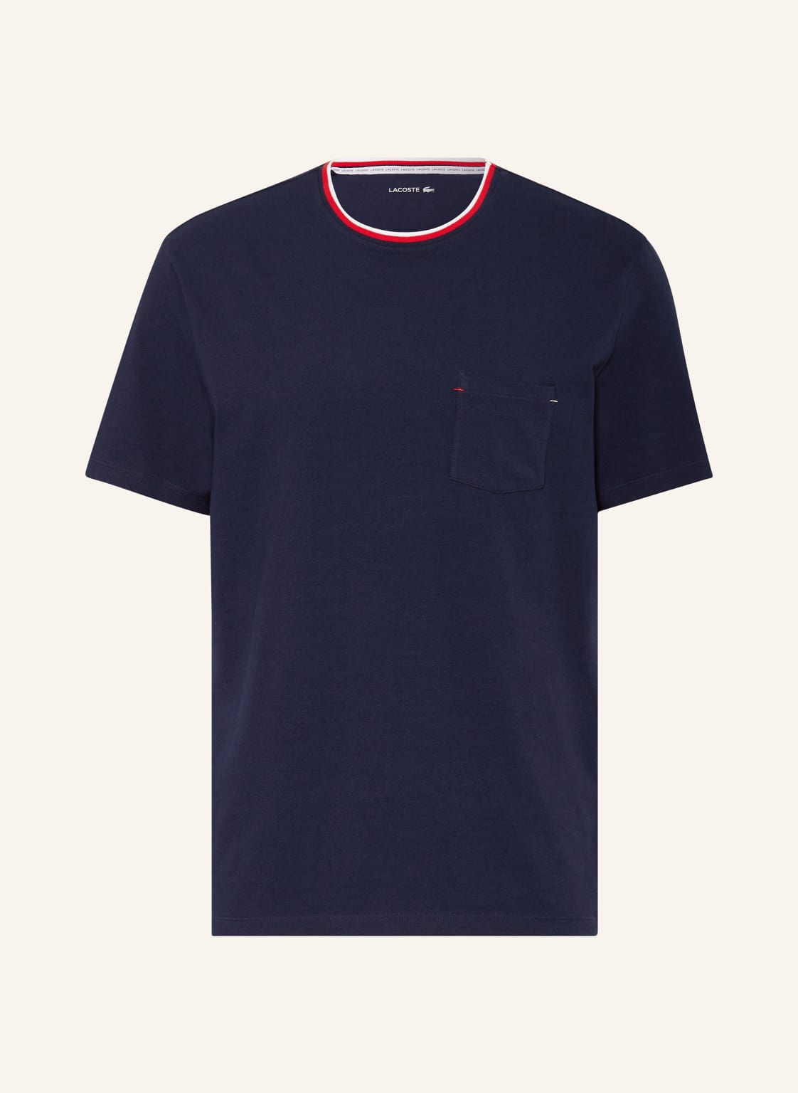 Lacoste Schlafshirt blau von Lacoste