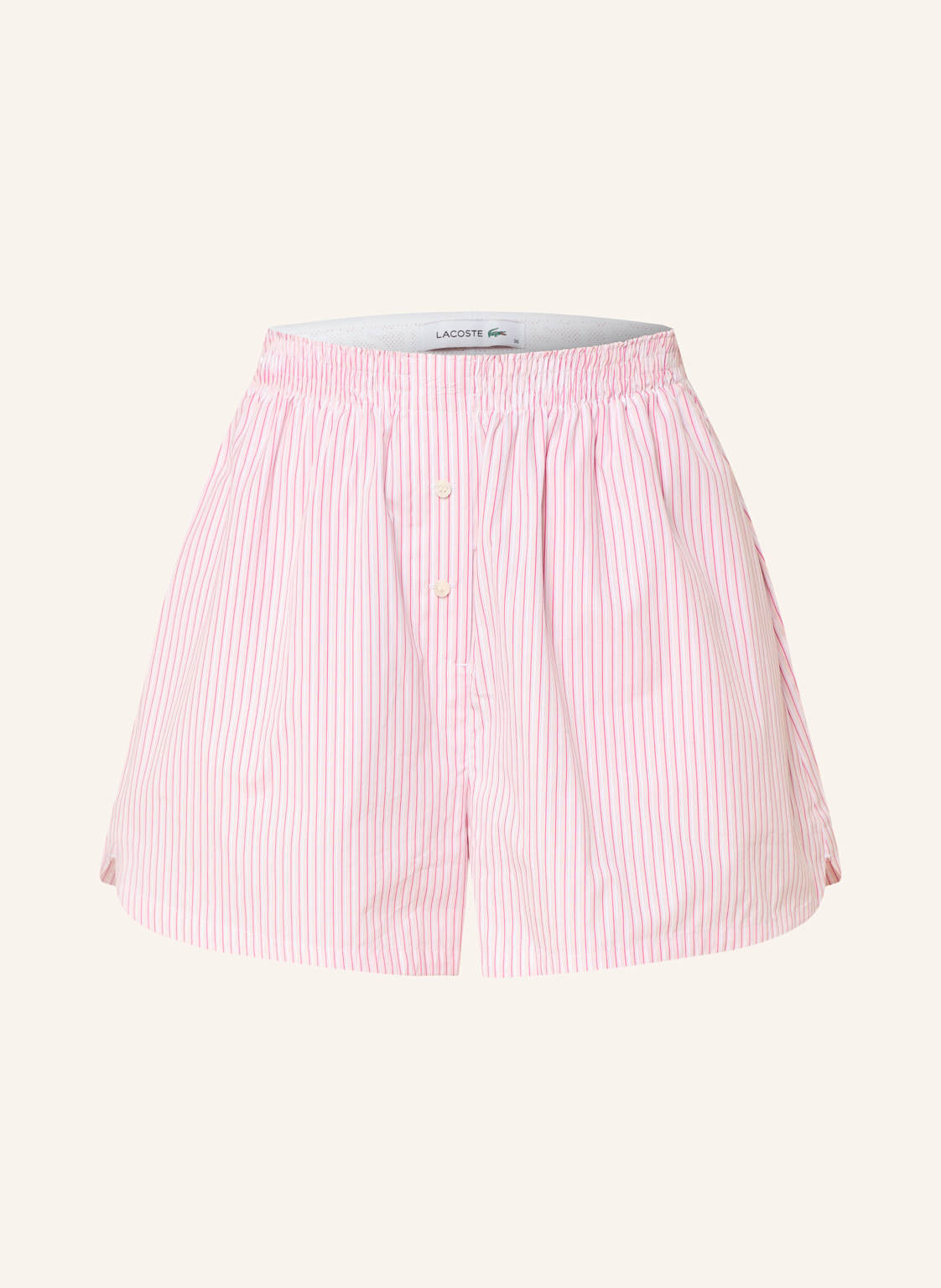 Lacoste Schlafshorts rosa von Lacoste