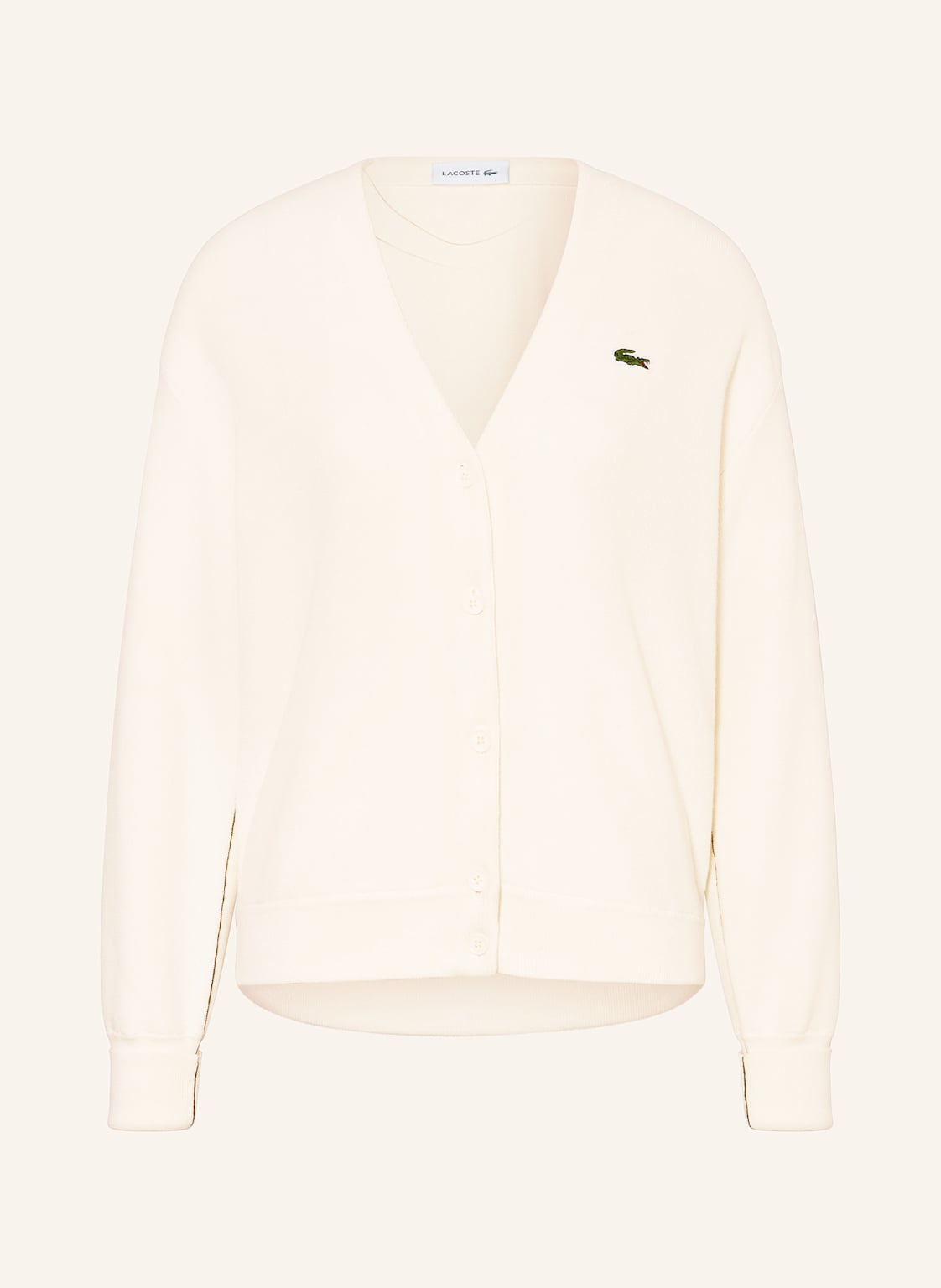 Lacoste Strickjacke weiss von Lacoste