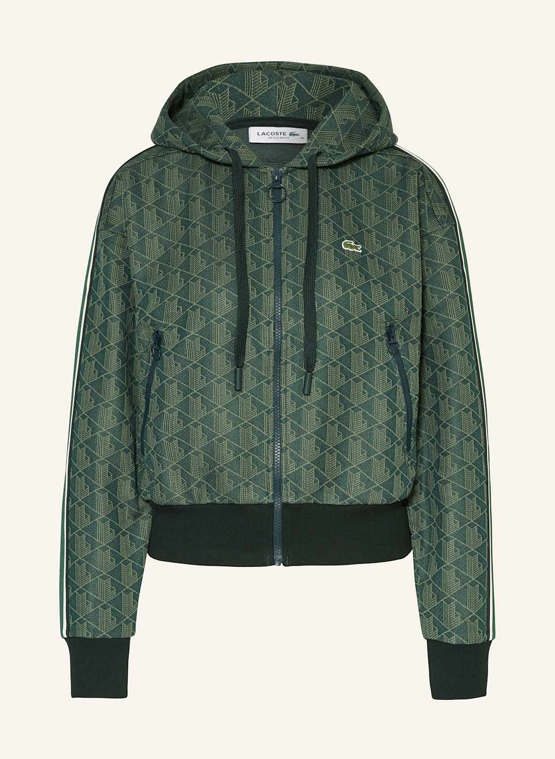 Lacoste Sweatjacke gruen von Lacoste