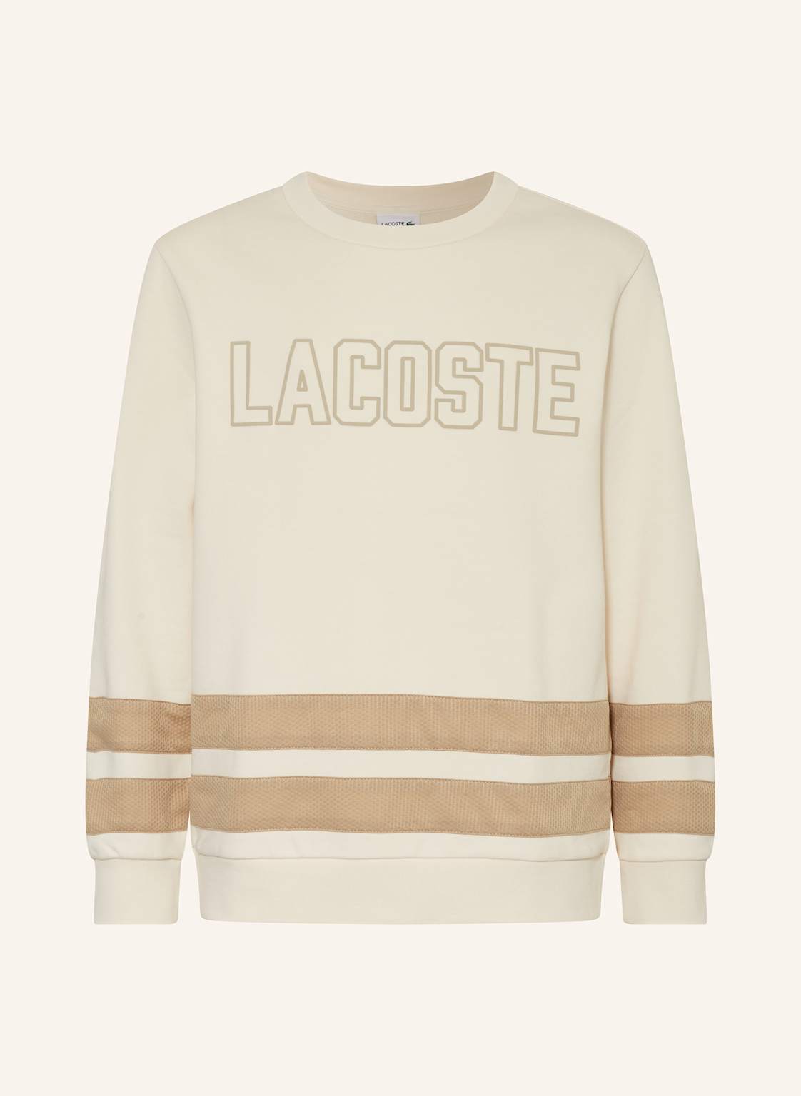 Lacoste Sweatshirt beige von Lacoste