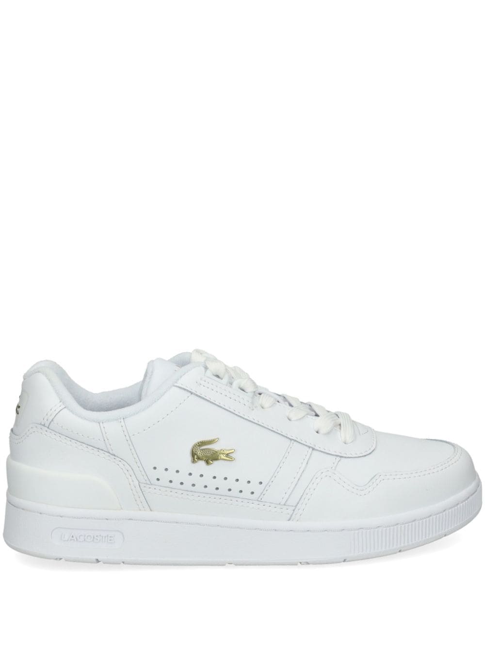 Lacoste T-Clip leather sneakers - White von Lacoste