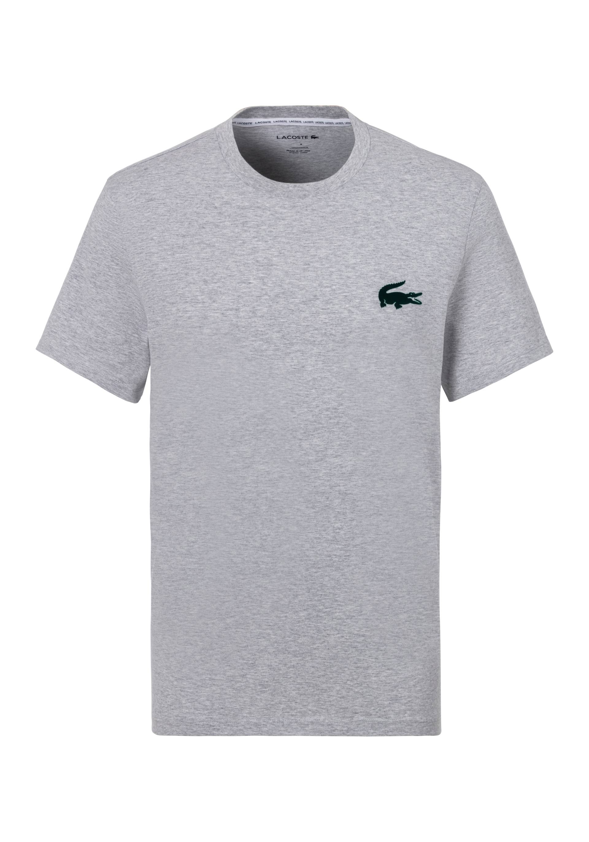 Lacoste T-Shirt, mit grossem Krokodillogo aus Samt Lacoste T-Shirt, mit grossem Krokodillogo aus Samt von Lacoste