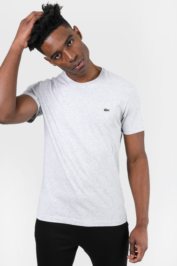 Lacoste T-Shirt | Light Grey Heather | Herren  | M von Lacoste