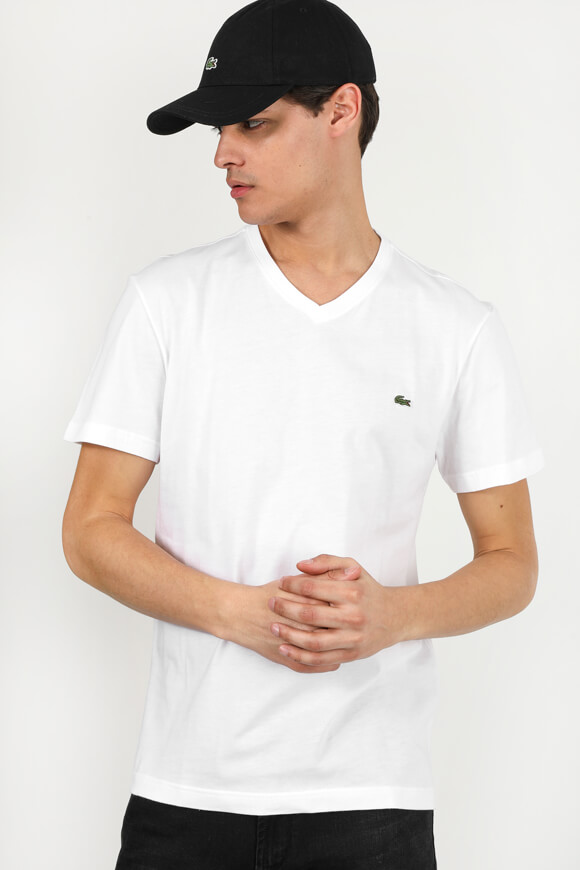 Lacoste T-Shirt | White | Herren  | L von Lacoste