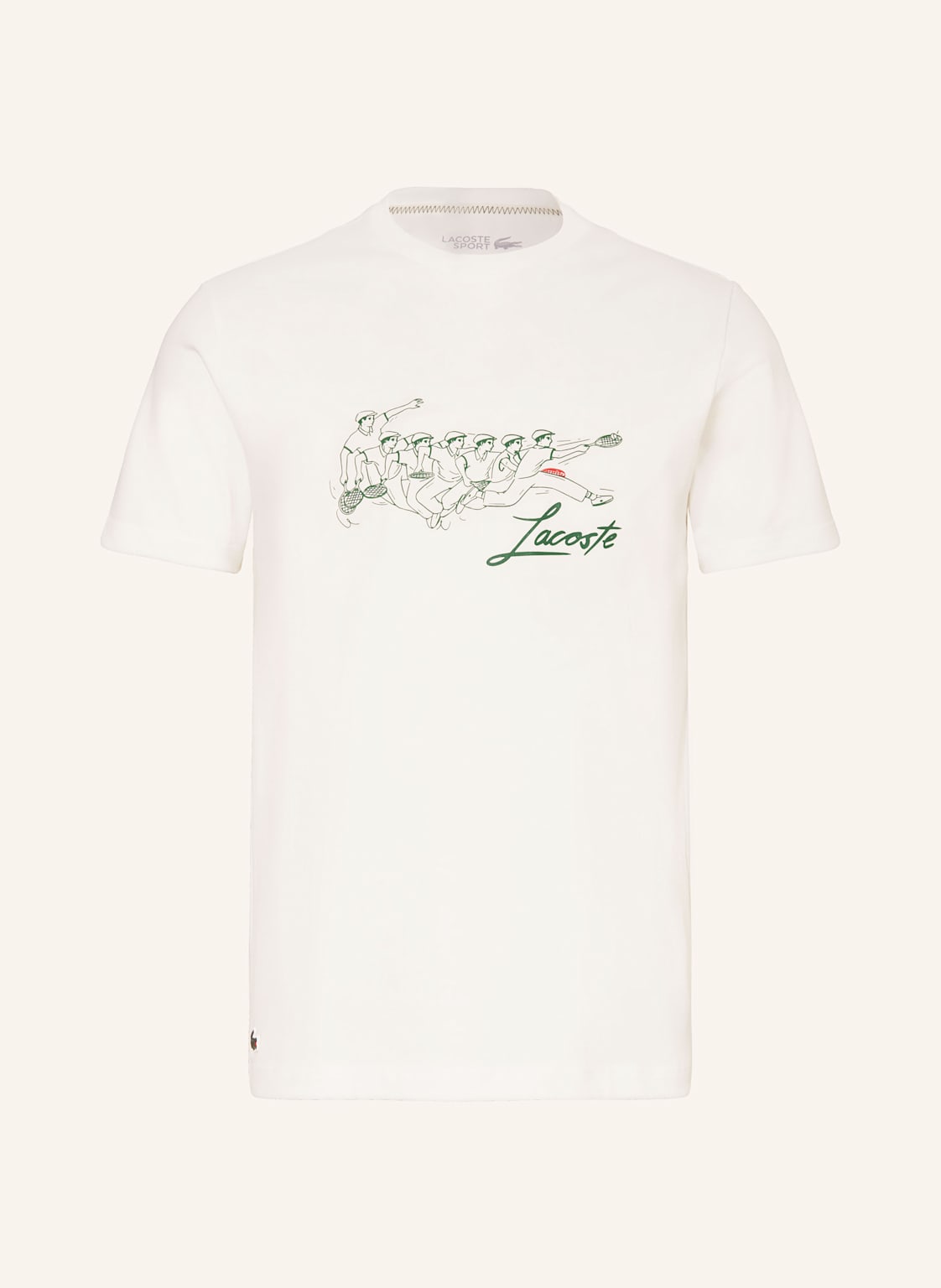 Lacoste T-Shirt weiss von Lacoste