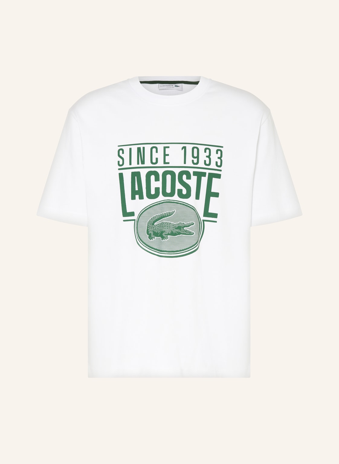 Lacoste T-Shirt weiss von Lacoste