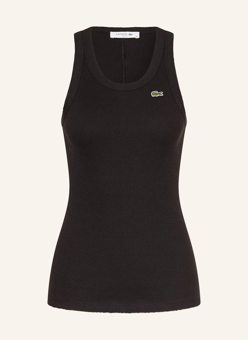 Lacoste Top schwarz von Lacoste