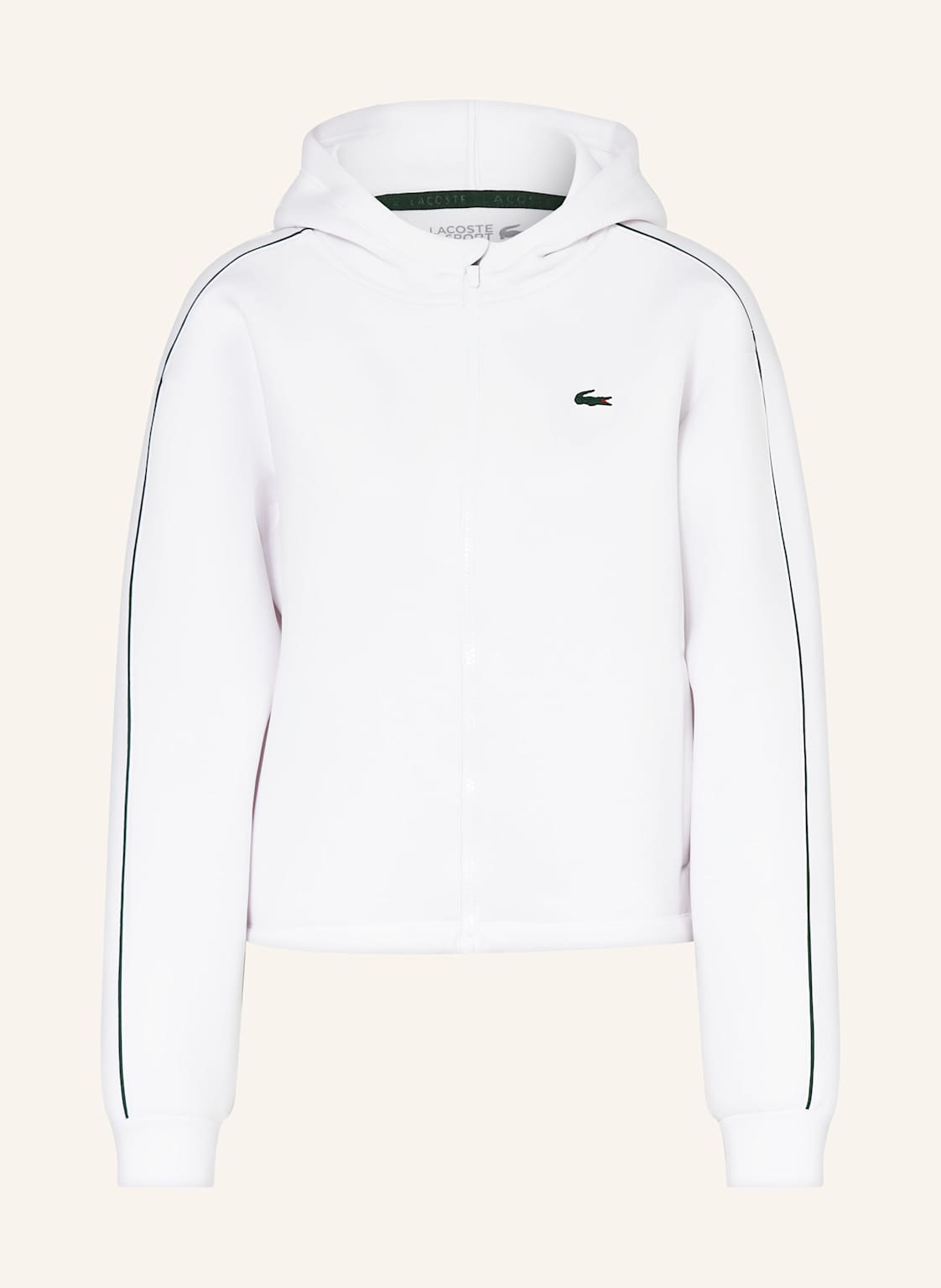 Lacoste Trainingsjacke weiss von Lacoste