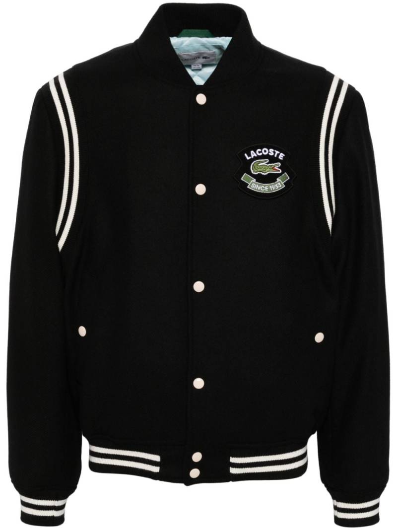 Lacoste Varsity jacket - Black von Lacoste