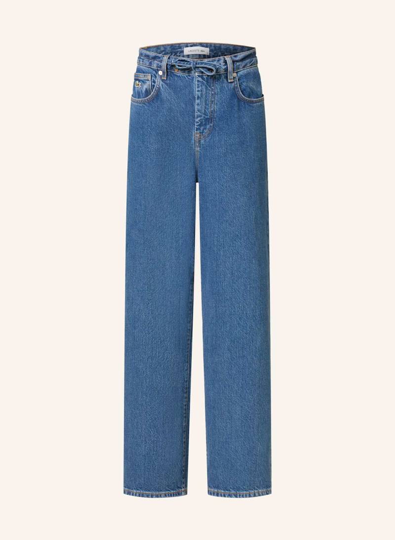 Lacoste Wide Leg Jeans blau von Lacoste
