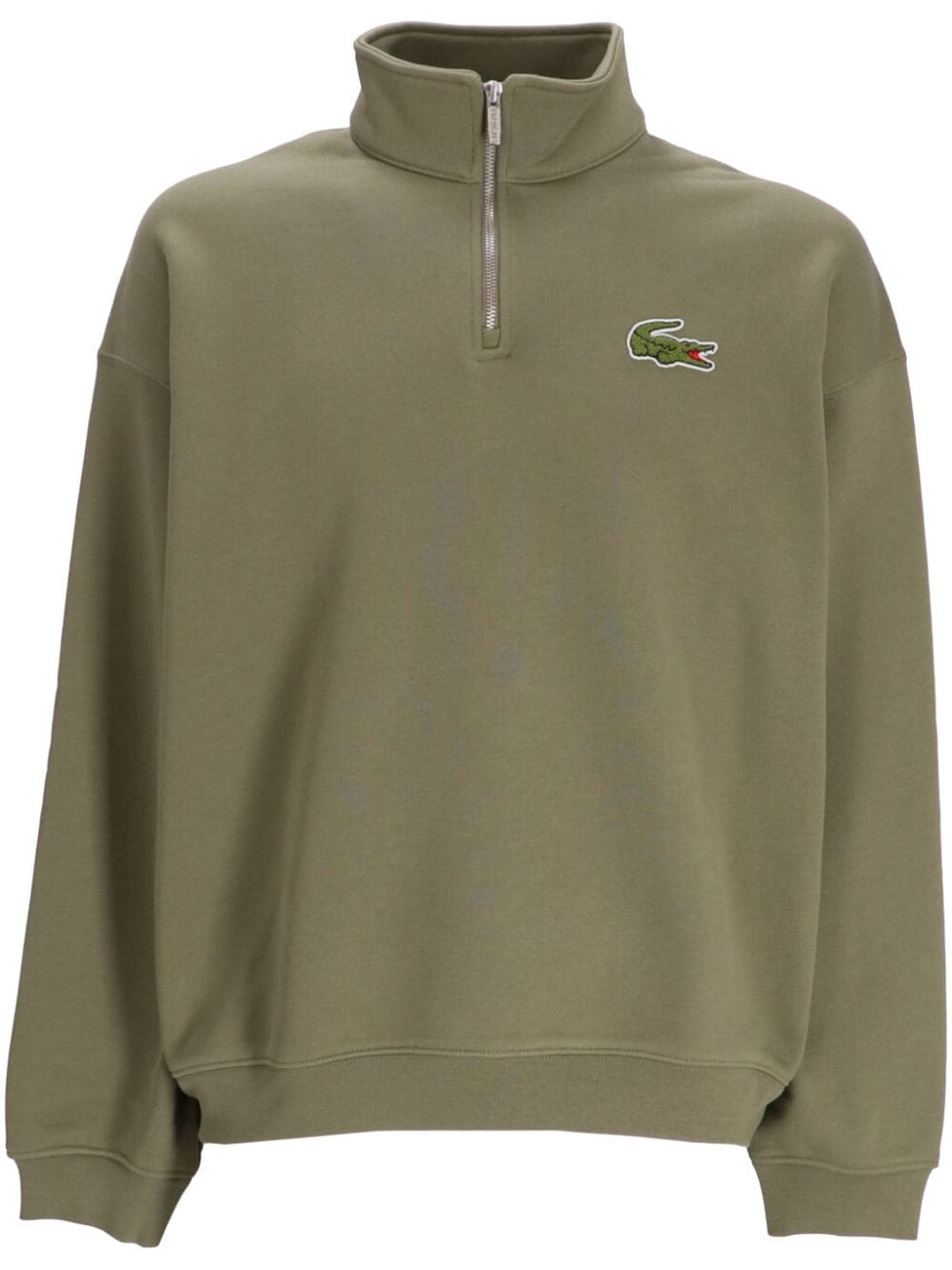 Lacoste appliqué-logo sweatshirt - Green von Lacoste