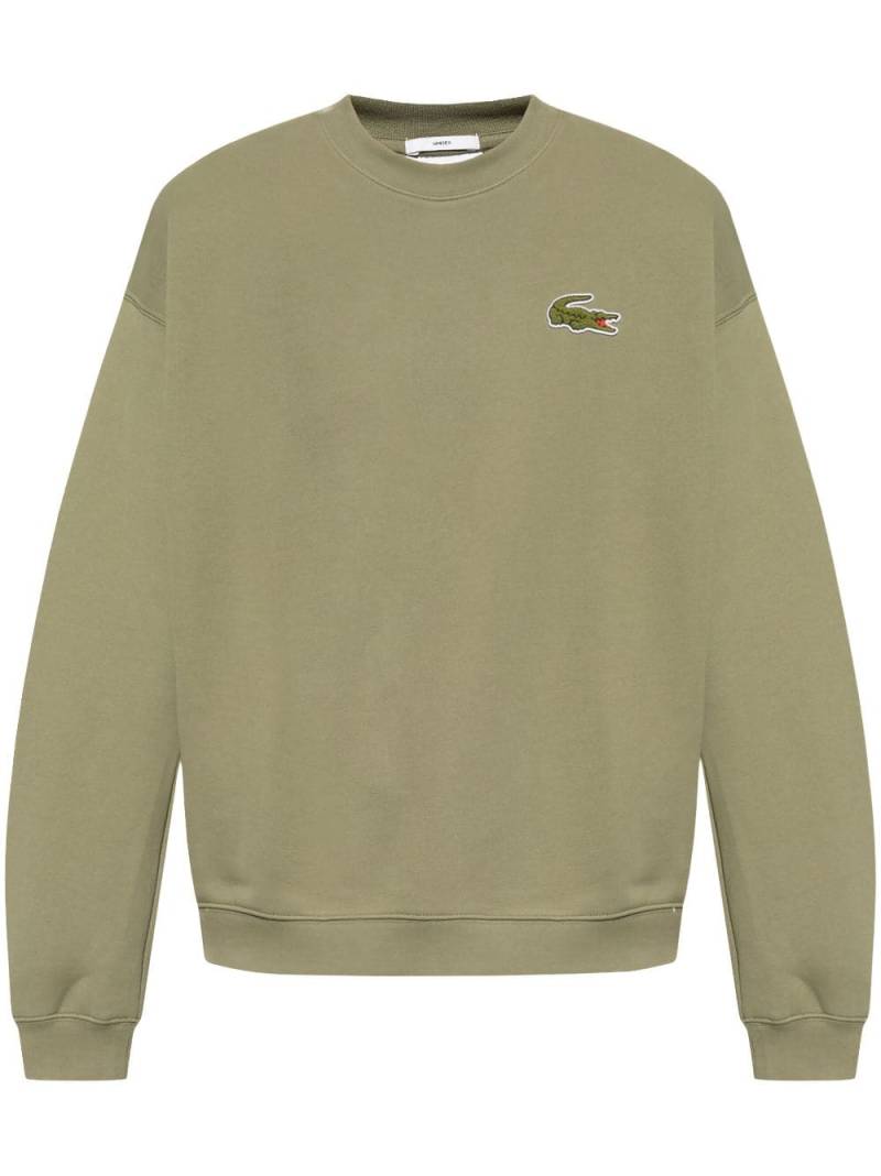 Lacoste badge fleece sweatshirt - Green von Lacoste