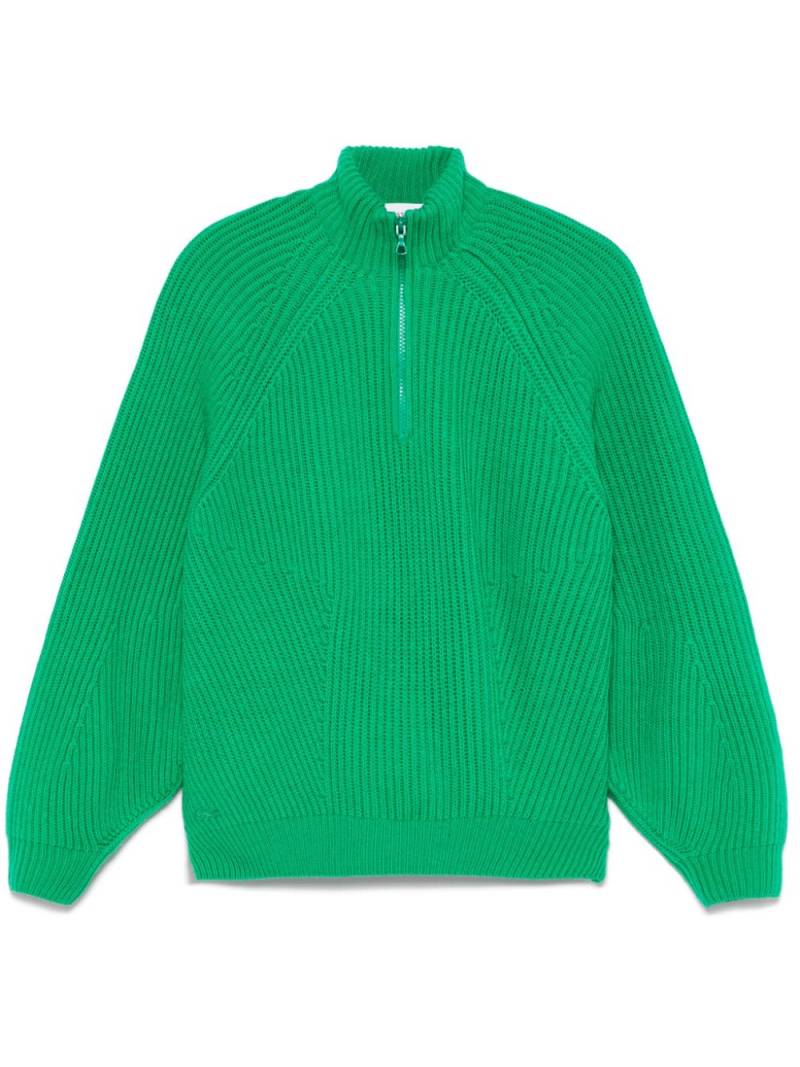 Lacoste chunky-ribbed sweater - Green von Lacoste