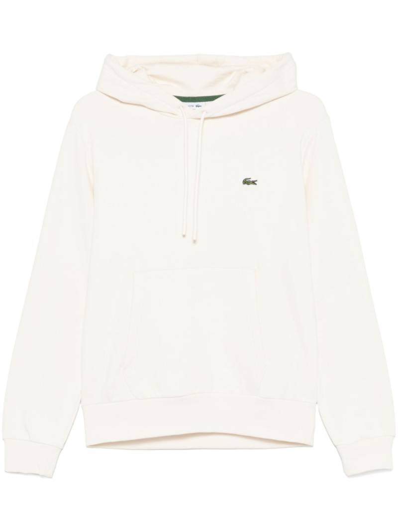 Lacoste crocodile-patch hoodie - Neutrals von Lacoste