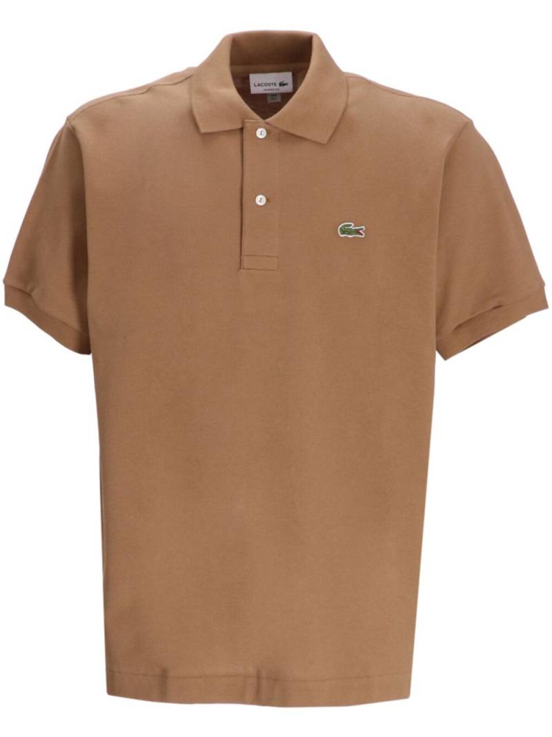 Lacoste crocodile-patch polo shirt - Brown von Lacoste