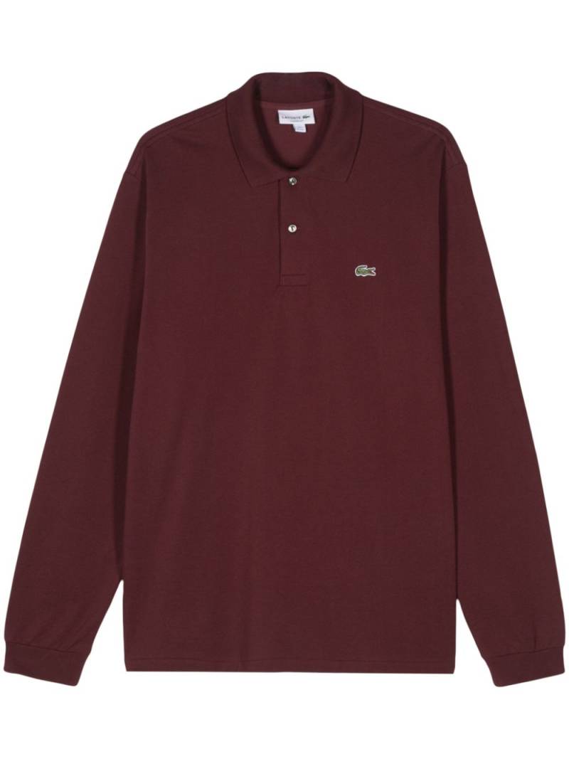 Lacoste crocodile-patch polo shirt - Red von Lacoste