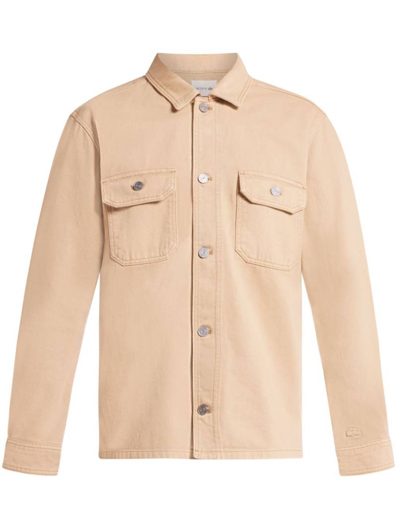 Lacoste denim shirt - Neutrals von Lacoste