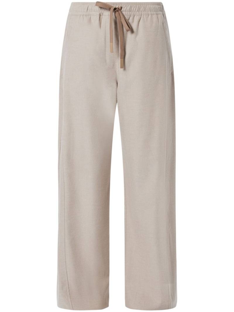 Lacoste flannel trousers - Neutrals von Lacoste