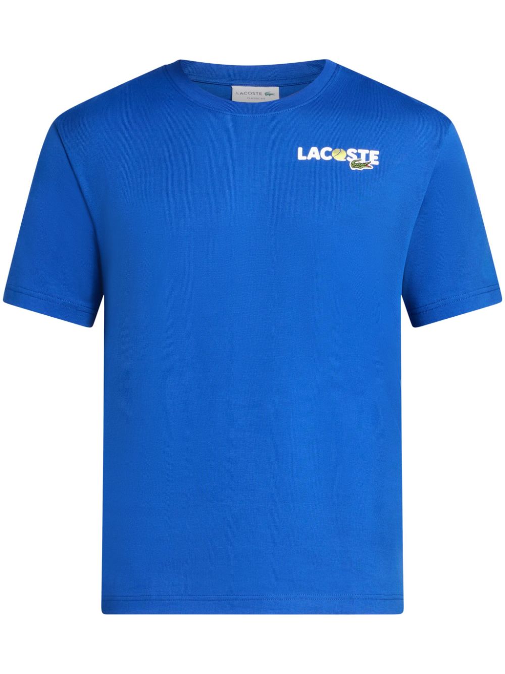 Lacoste graphic-print cotton T-shirt - Blue von Lacoste