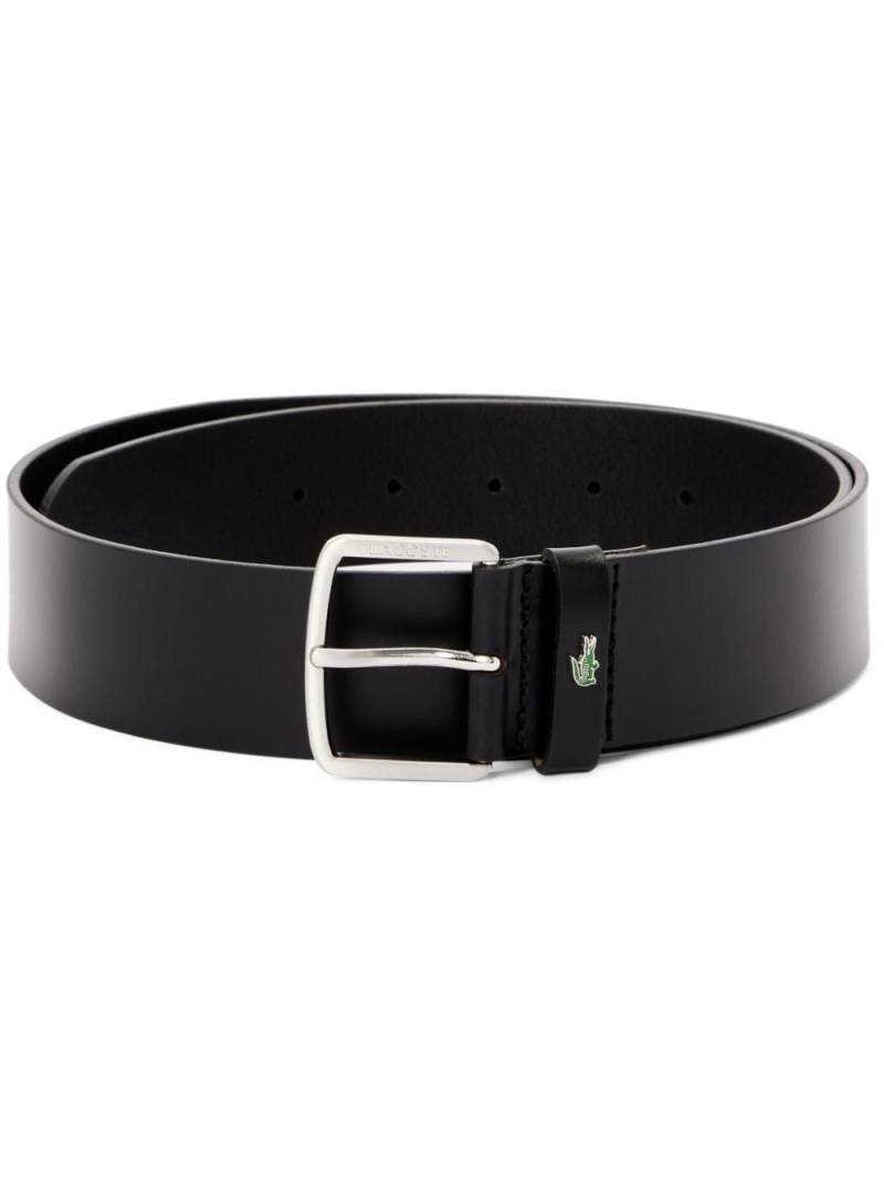 Lacoste leather belt - Black von Lacoste