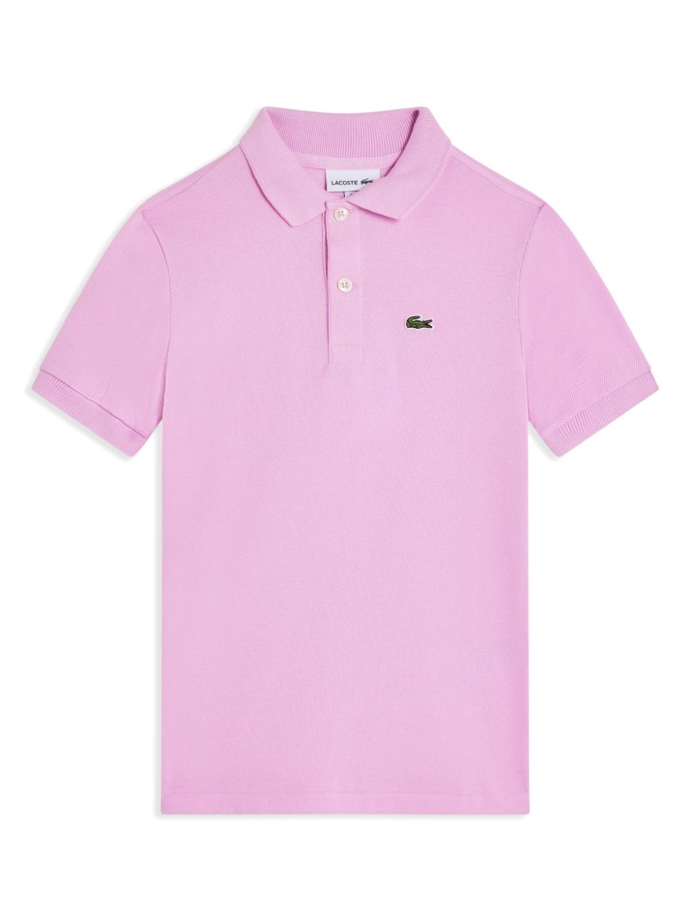 Lacoste logo-appliqué cotton polo shirt - Pink von Lacoste