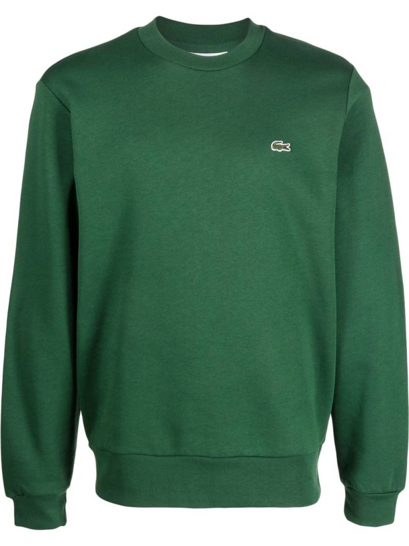 Lacoste logo-appliqué sweatshirt - Green von Lacoste