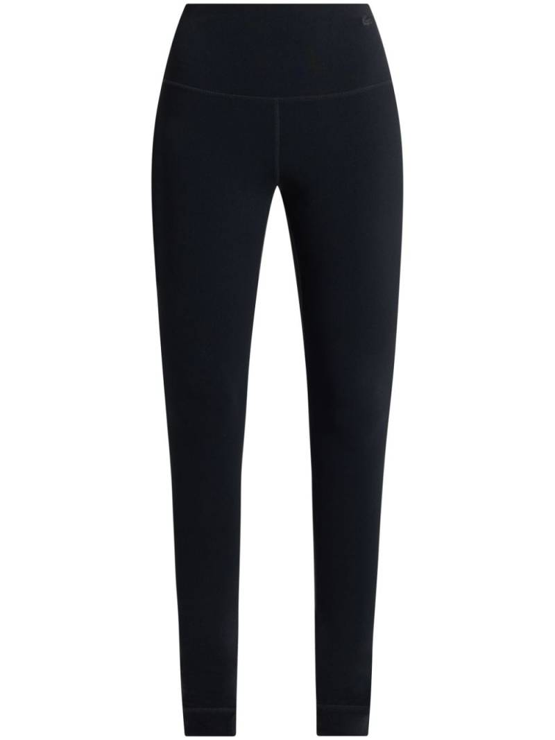 Lacoste logo-appliqué tapered leggings - Black von Lacoste