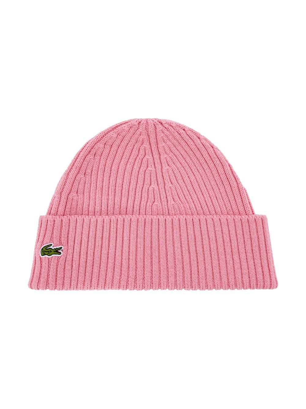 Lacoste logo beanie hat - Pink von Lacoste