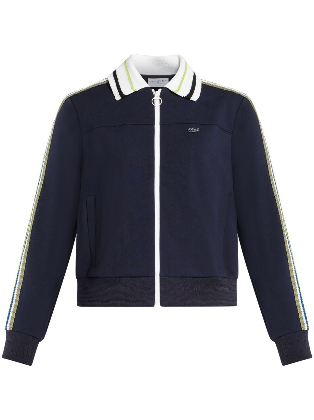 Lacoste logo-embroidered cardigan - Blue von Lacoste