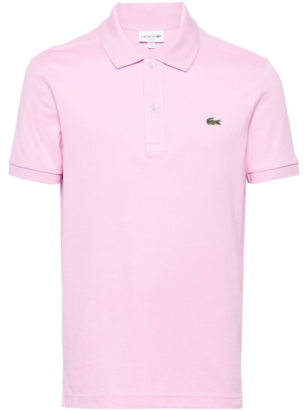 Lacoste logo-embroidered cotton polo shirt - Pink von Lacoste