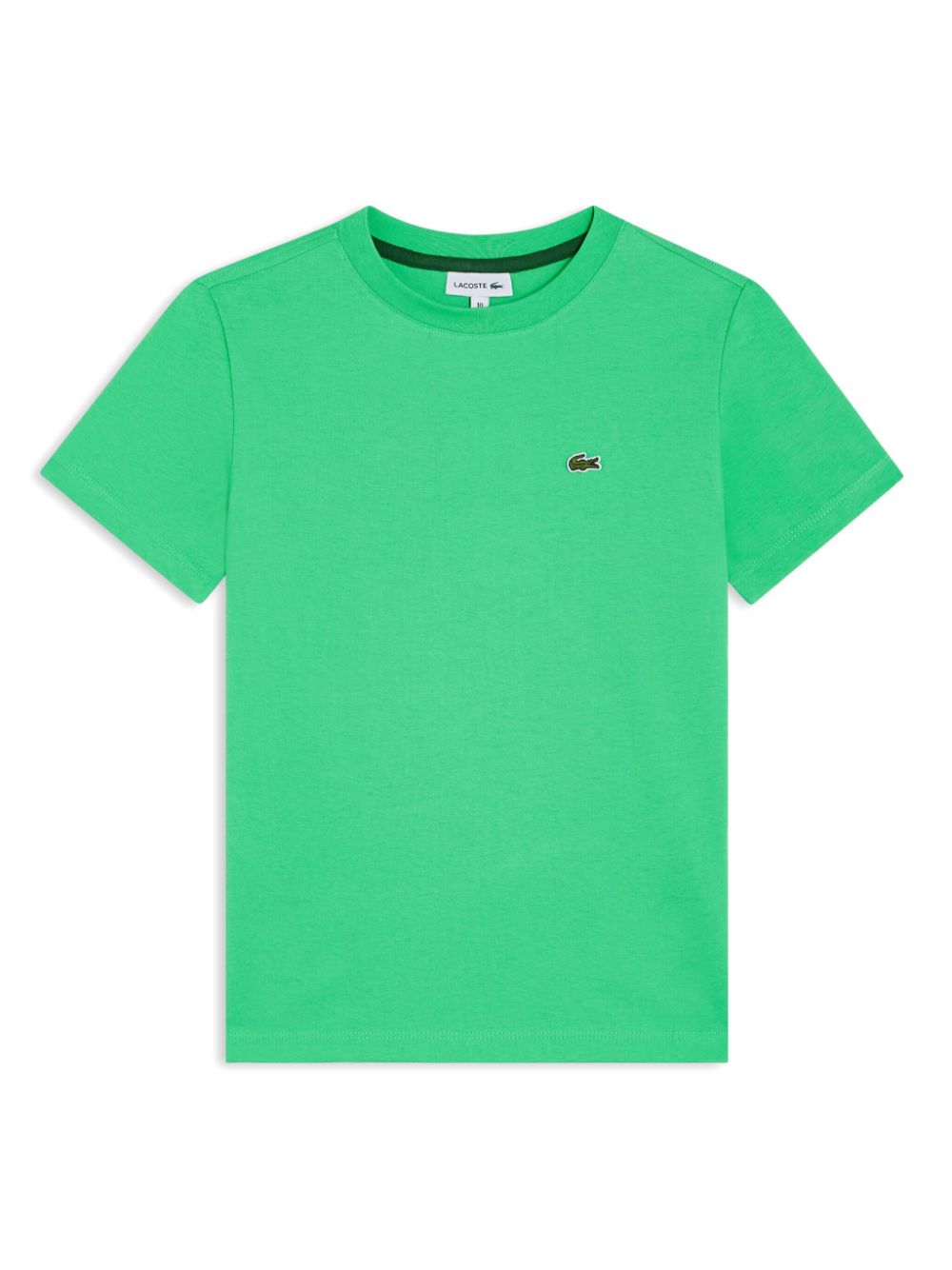 Lacoste logo-embroidered crew-neck T-shirt - Green von Lacoste