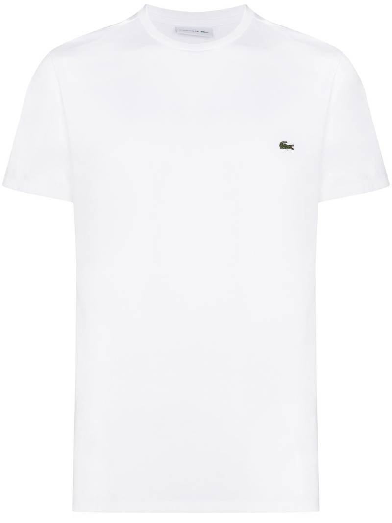 Lacoste logo-embroidered crew-neck T-shirt - White von Lacoste