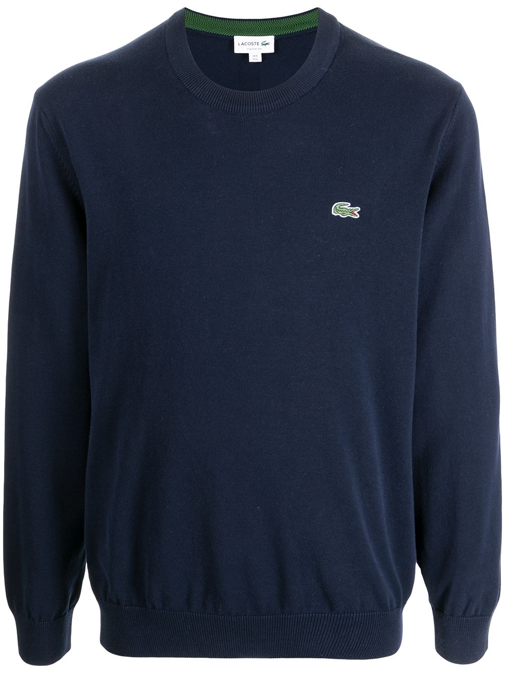 Lacoste logo embroidery sweatshirt - Blue von Lacoste