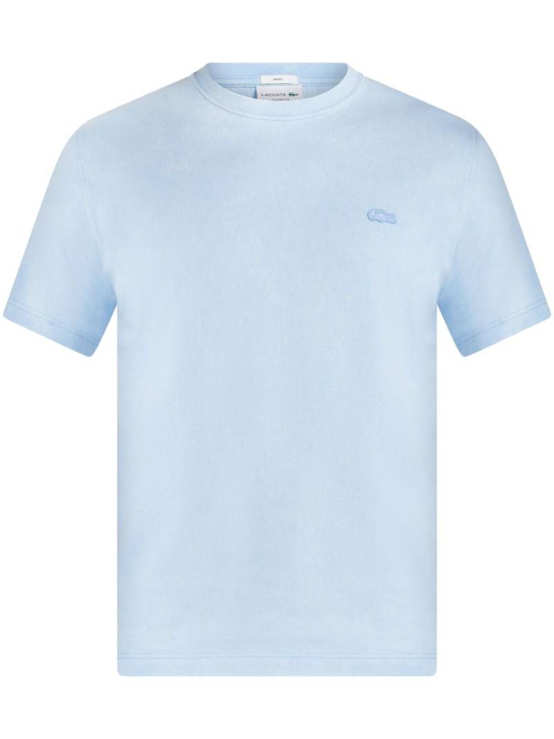 Lacoste logo-patch T-shirt - Blue von Lacoste