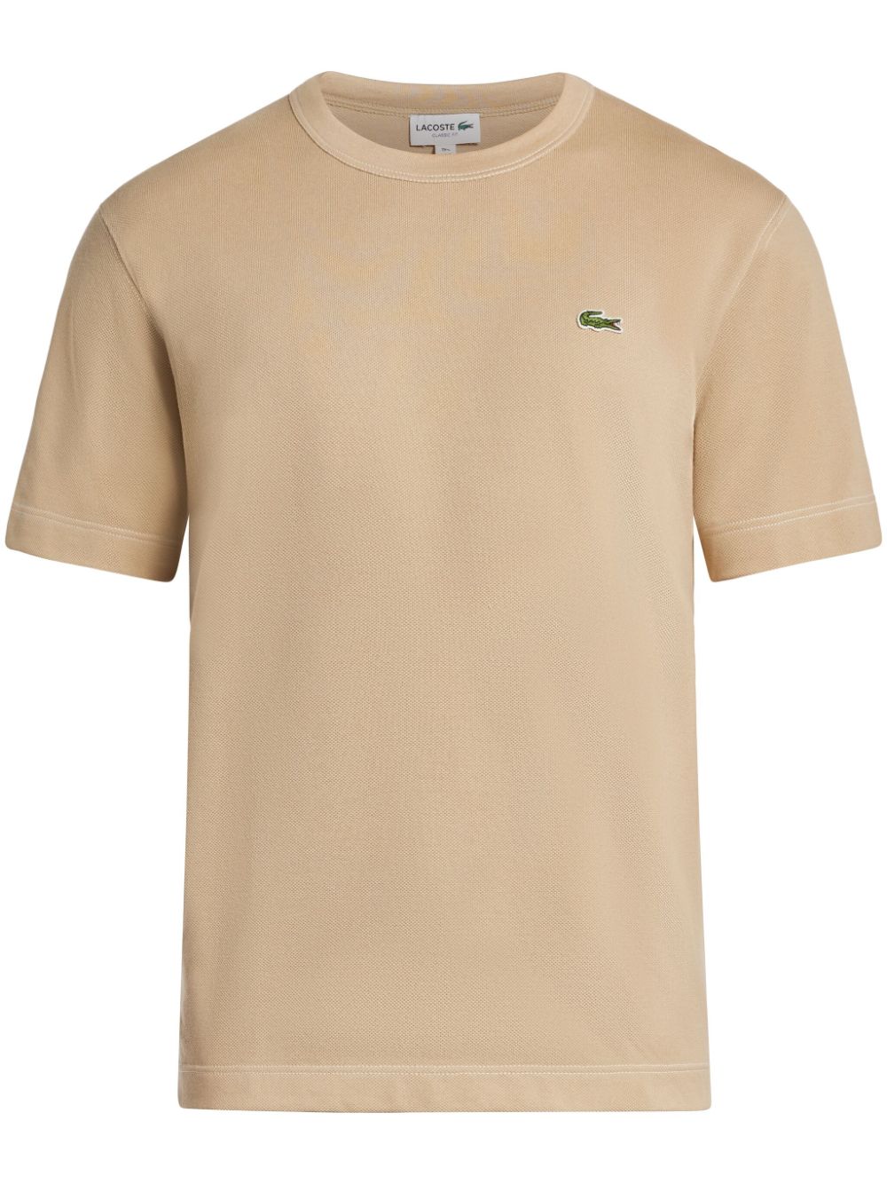 Lacoste logo-patch T-shirt - Neutrals von Lacoste