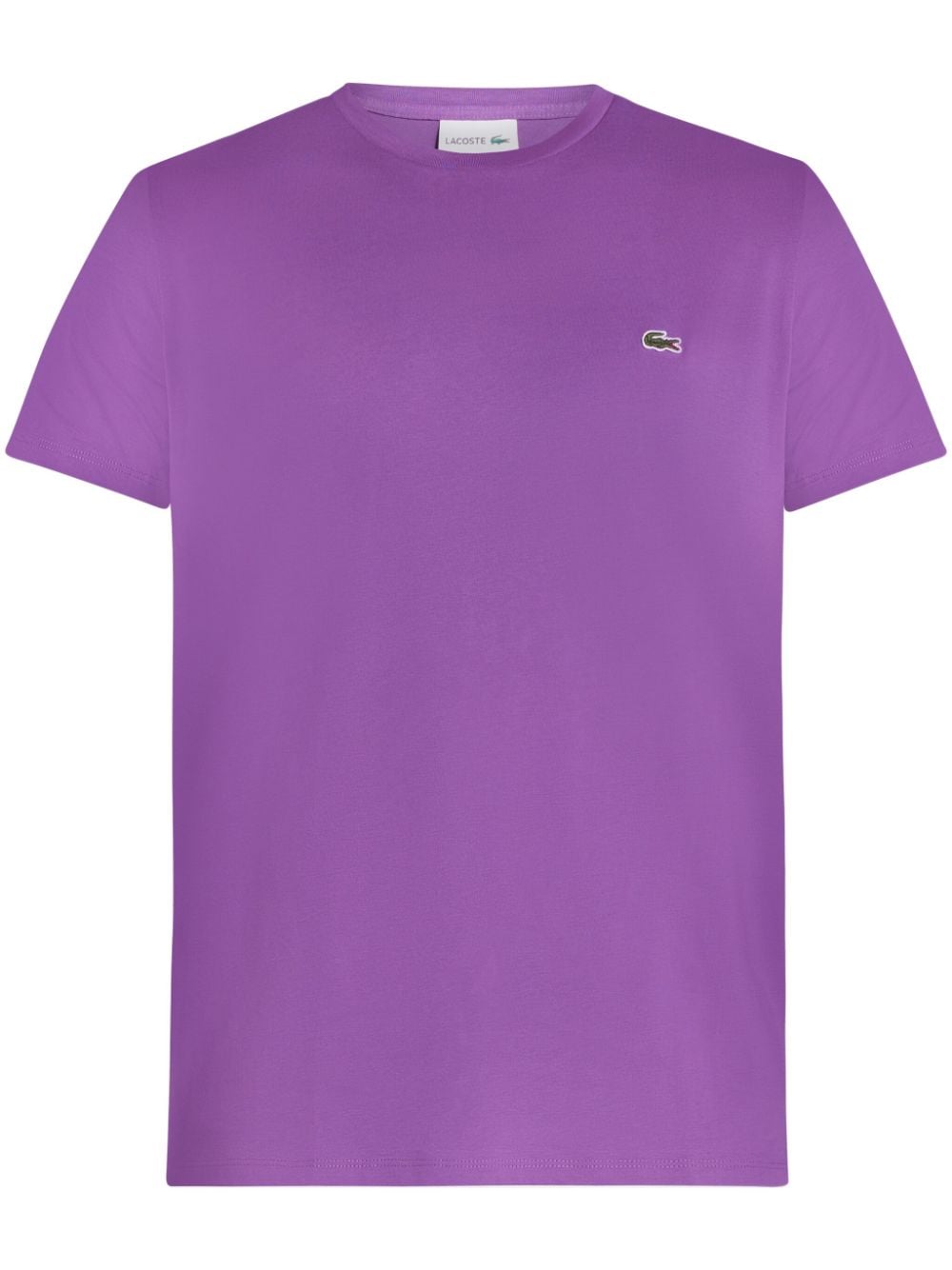 Lacoste logo patch cotton T-shirt - Purple von Lacoste