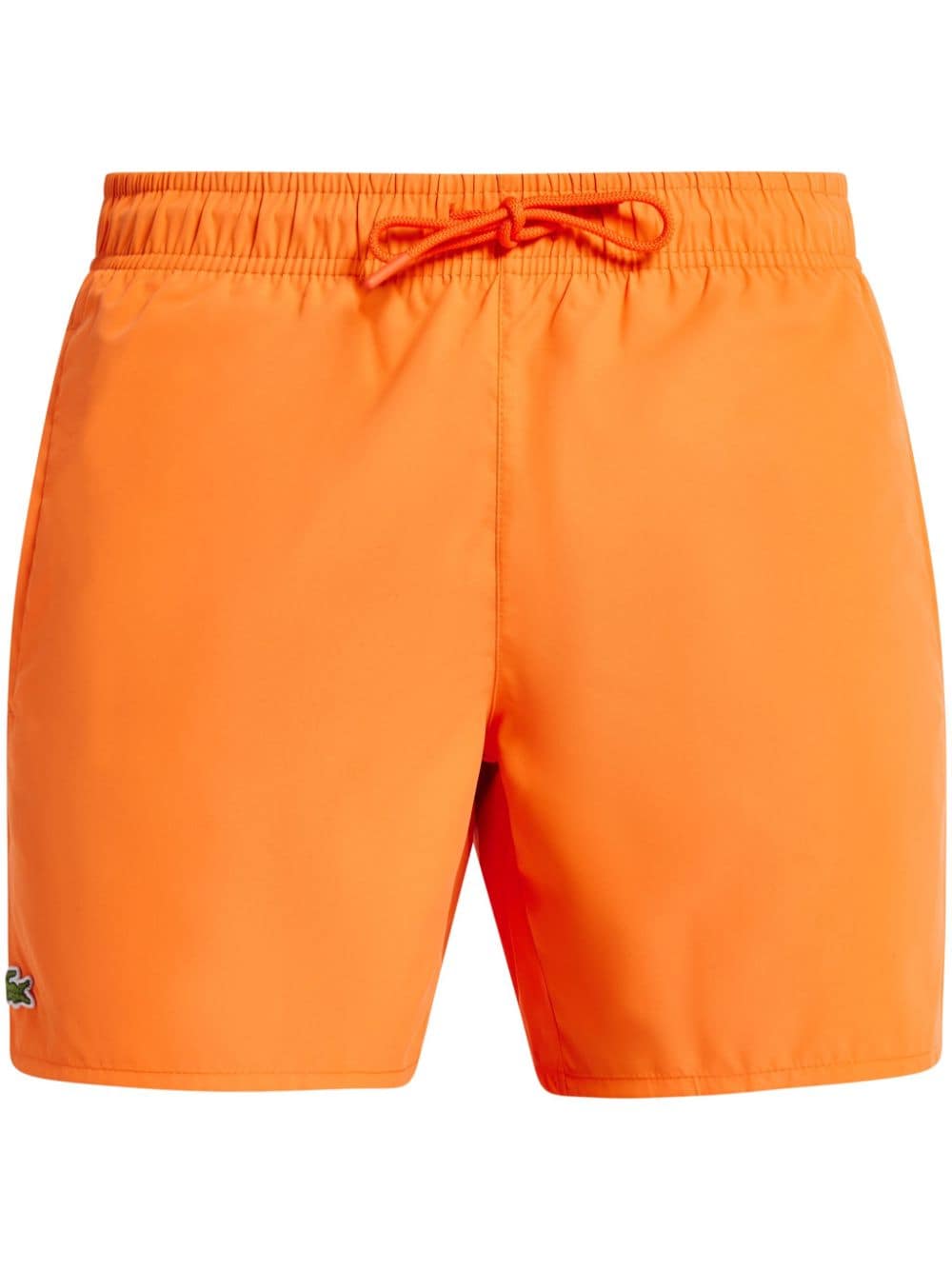 Lacoste logo-patch swimming shorts - Orange von Lacoste