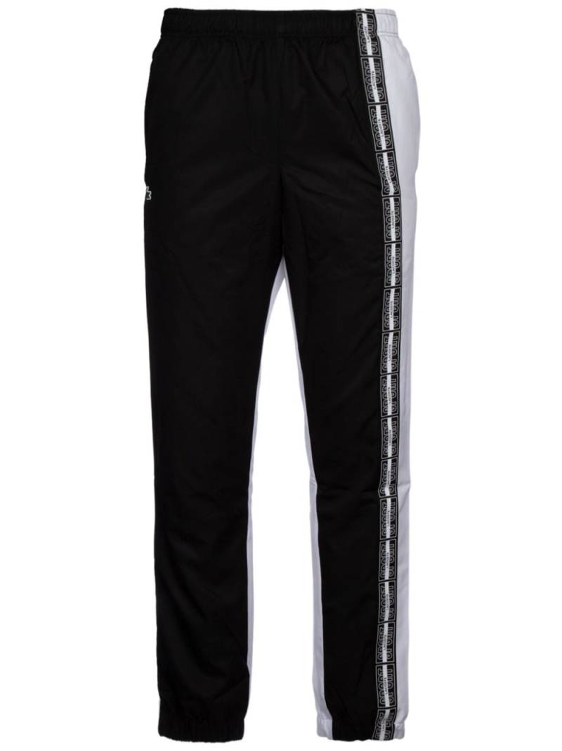 Lacoste logo-patch track pants - Black von Lacoste