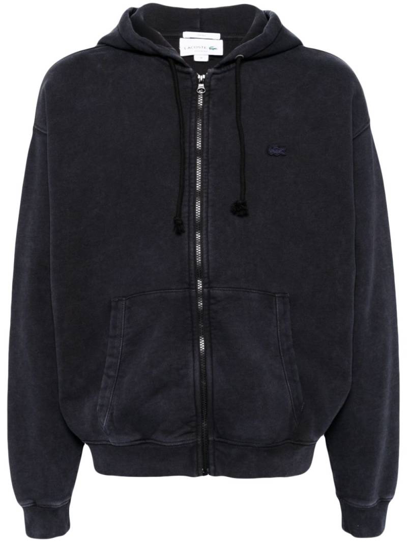 Lacoste logo-patched hooded jacket - Black von Lacoste