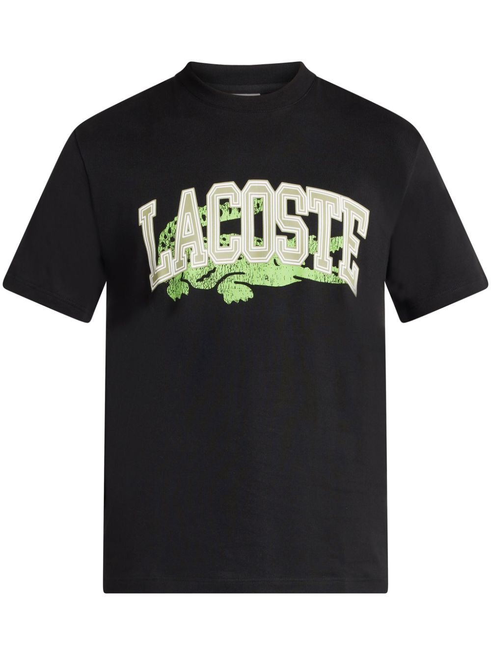 Lacoste logo-print T-shirt - Black von Lacoste