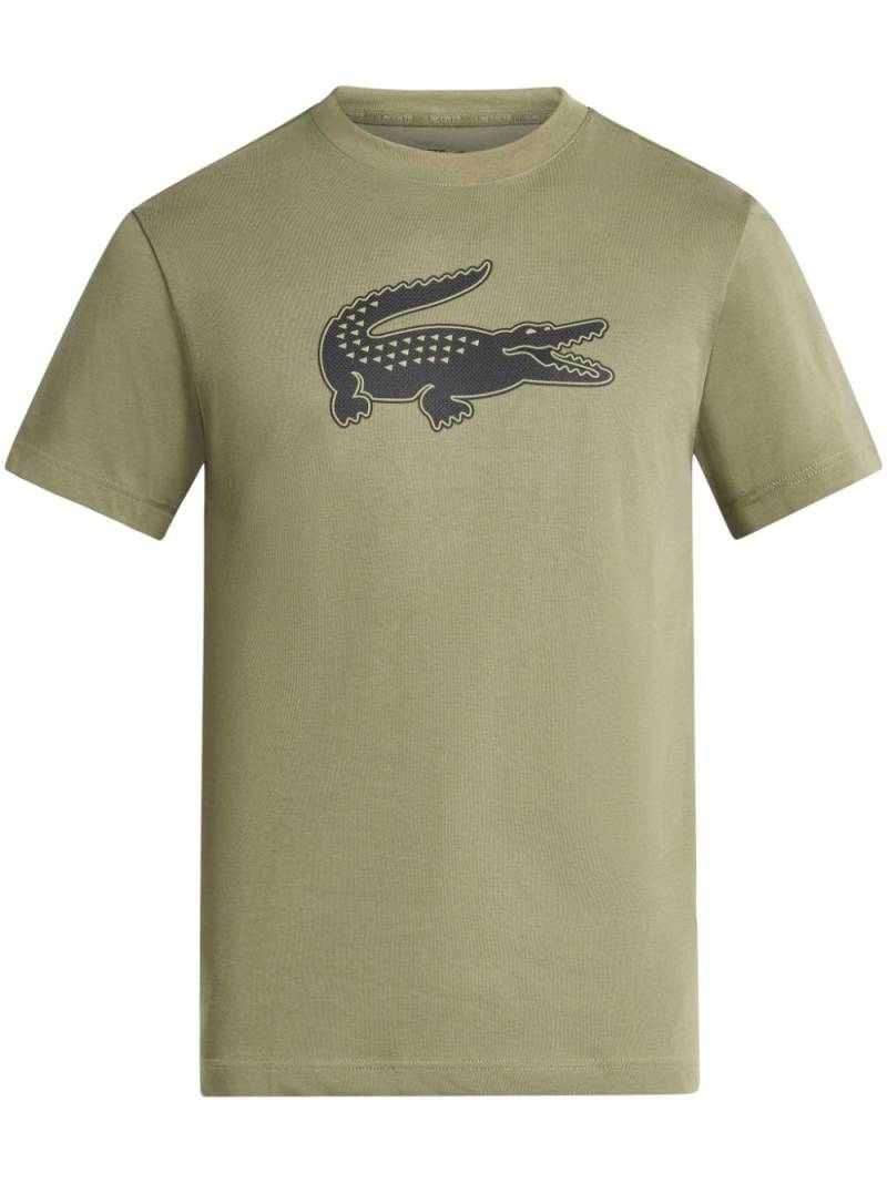 Lacoste logo-print T-shirt - Green von Lacoste