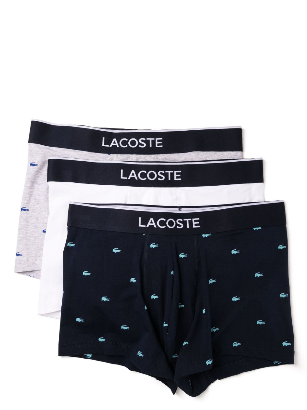 Lacoste logo-print boxers (pack of three) - Multicolour von Lacoste