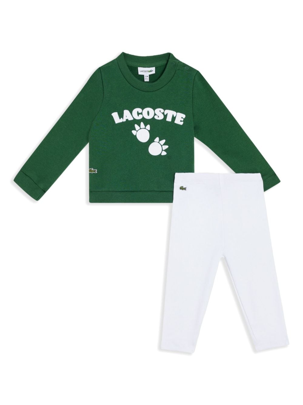 Lacoste logo-print fleece trousers (set of two) - Green von Lacoste