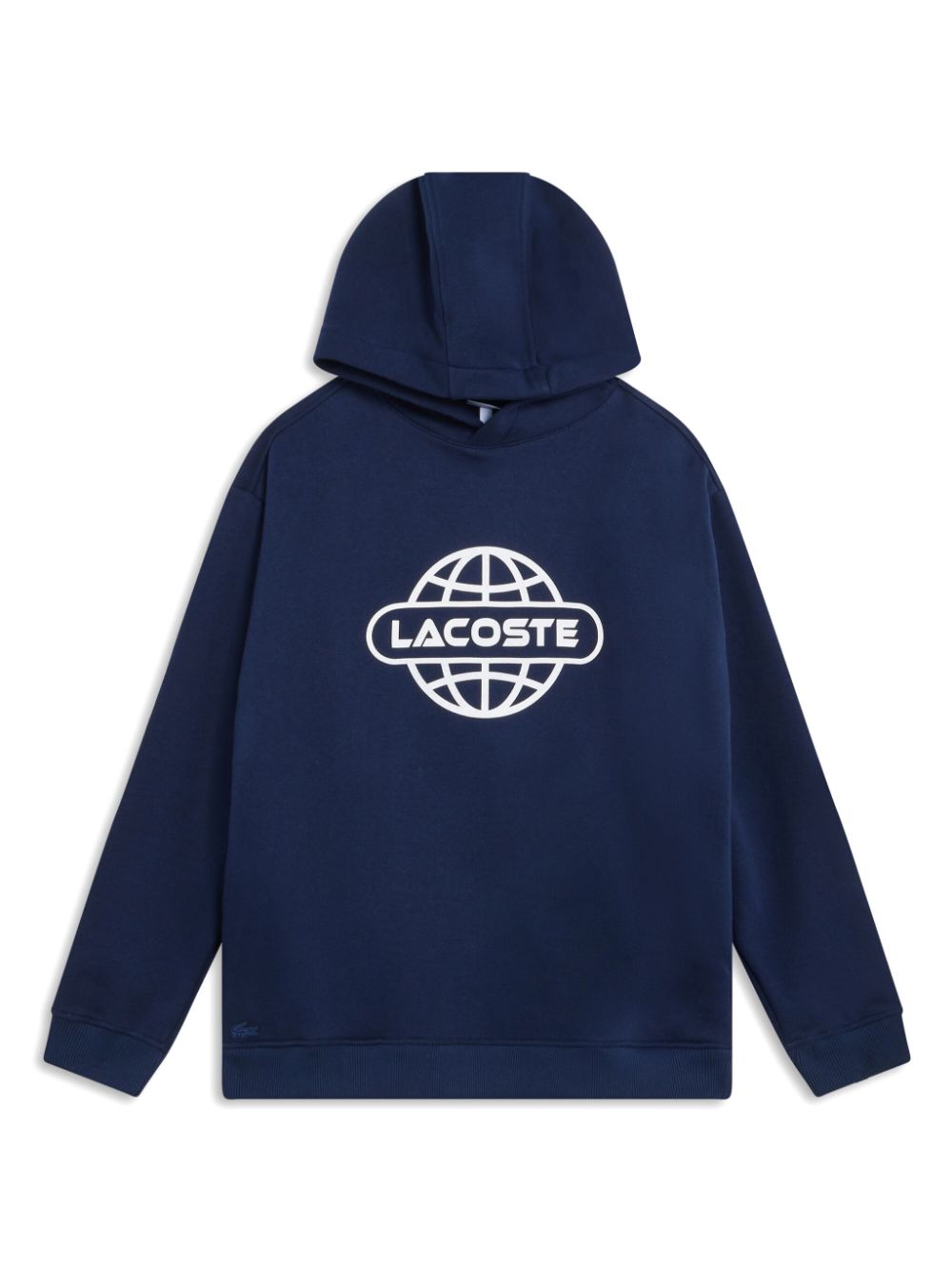 Lacoste logo-print hoodie - Blue von Lacoste