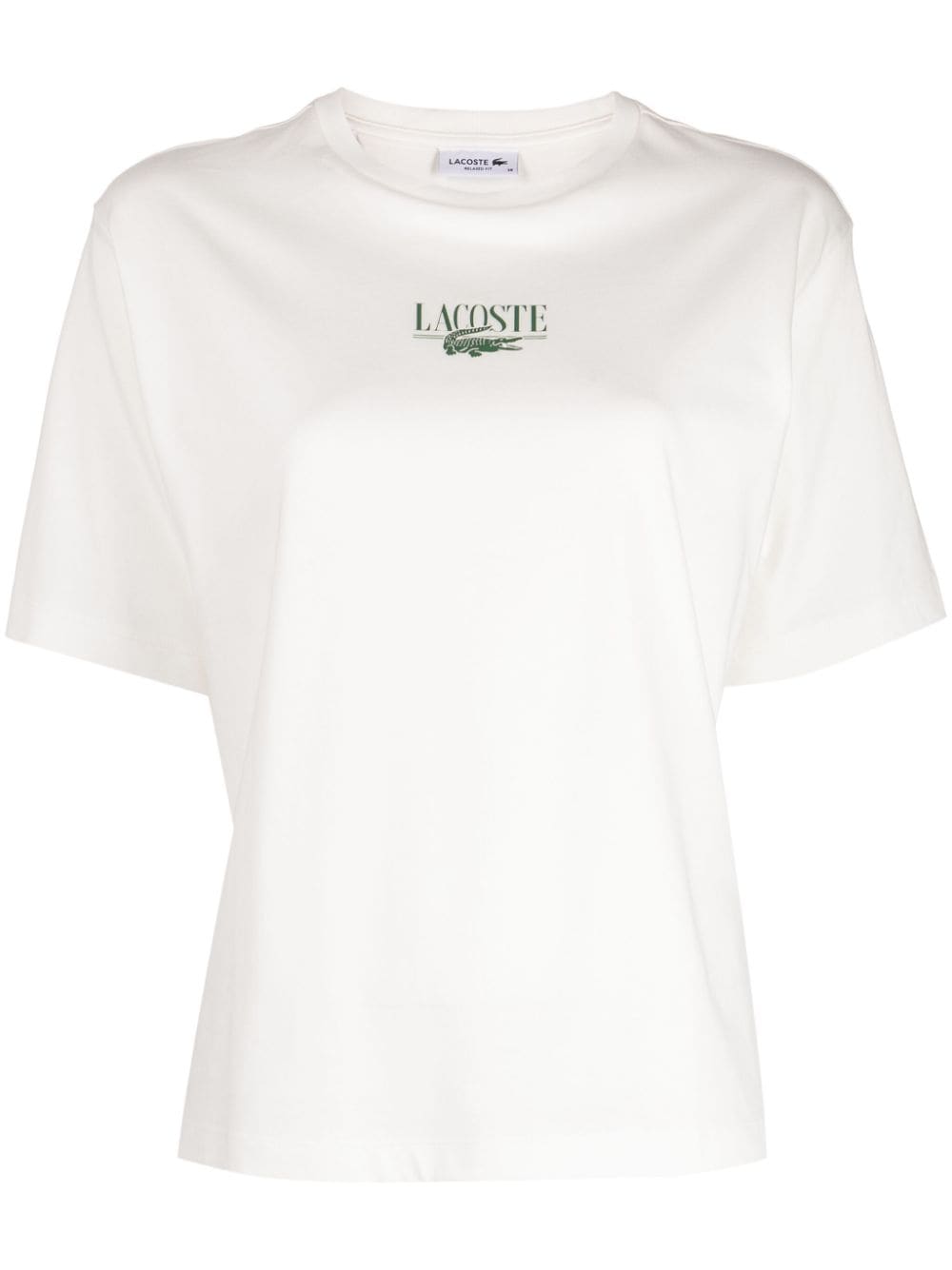 Lacoste logo-print short-sleeve cotton T-shirt - White von Lacoste