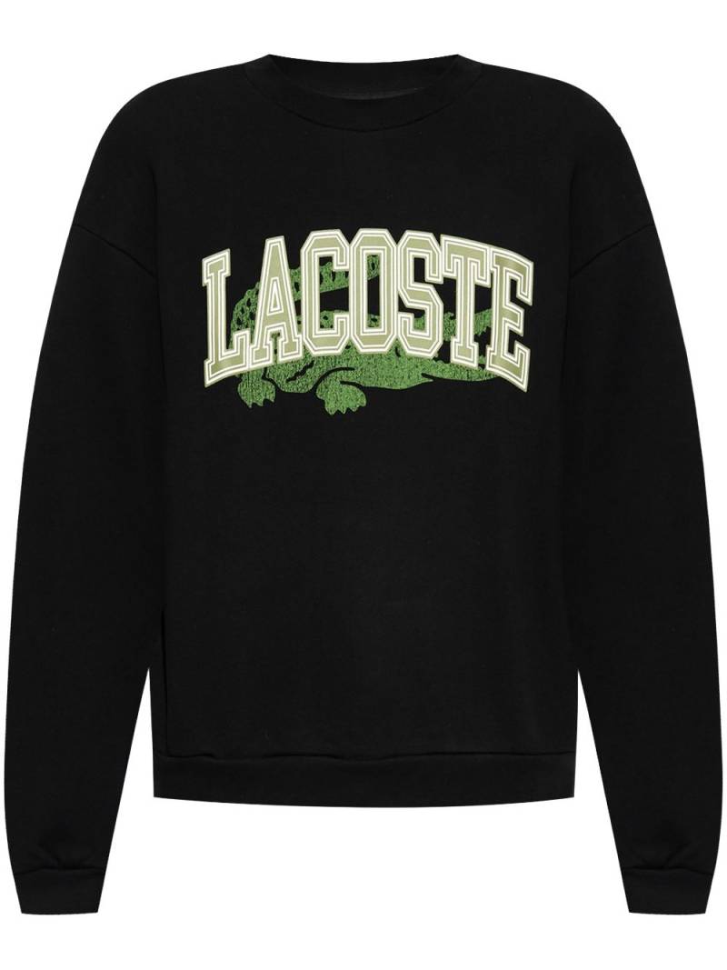 Lacoste logo-print sweatshirt - Black von Lacoste