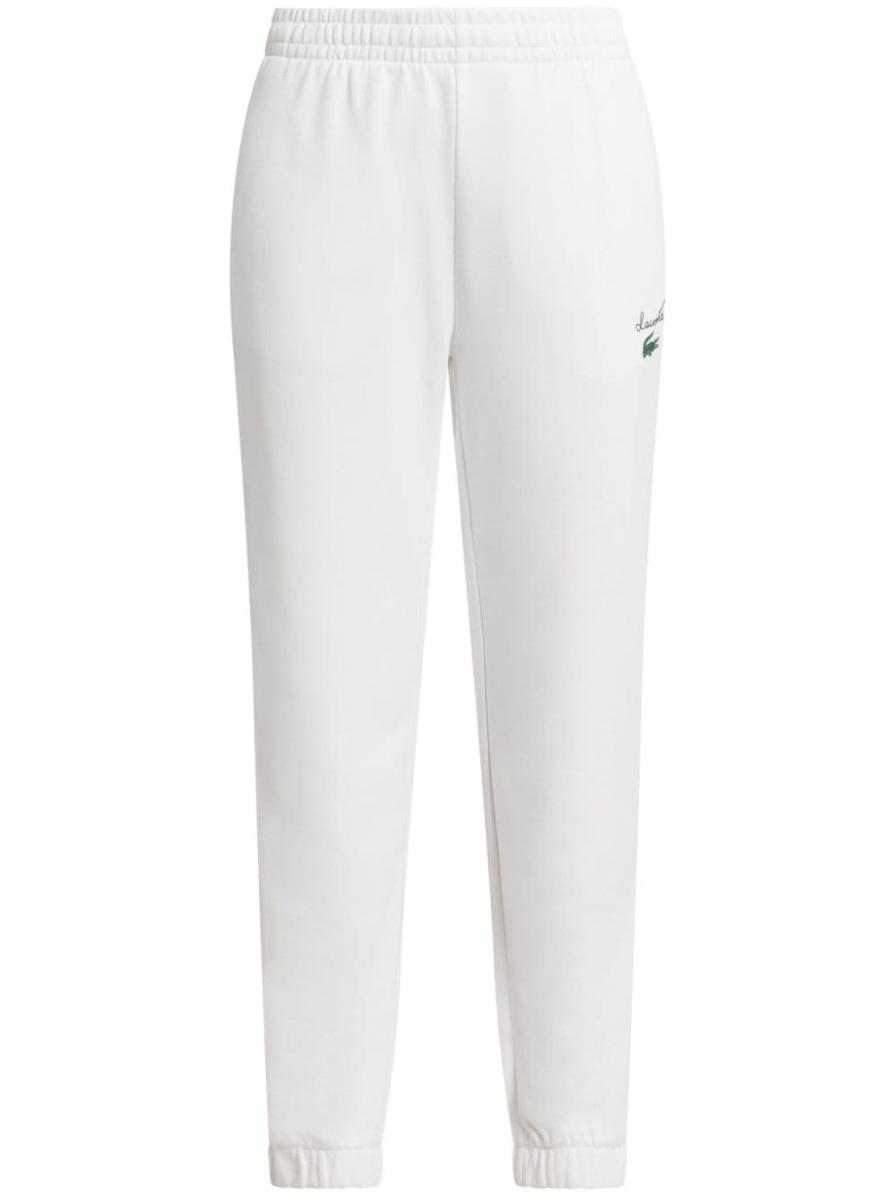 Lacoste logo track pants - White von Lacoste