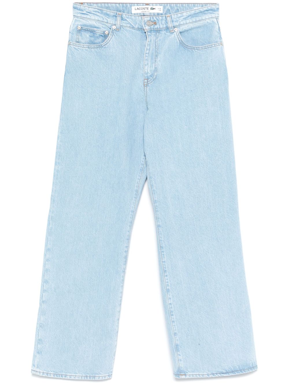 Lacoste mid-rise straight-leg jeans - Blue von Lacoste